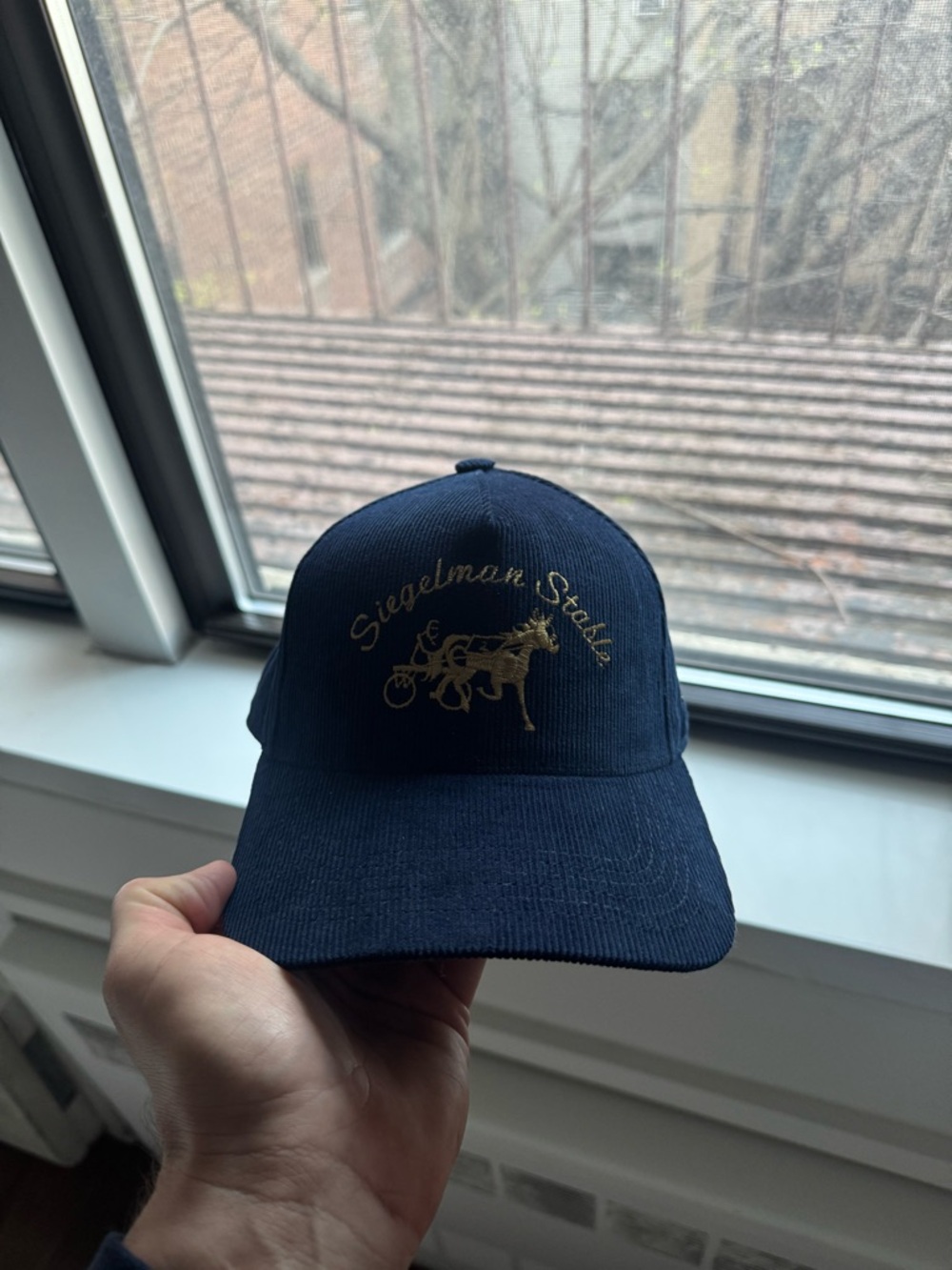 Siegelman Stables Navy Embroidered Cap - Men's Hat